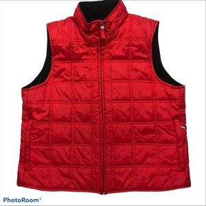 Charter Club Quilted Fleece Lined Zip Up Vest S P